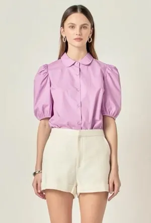 English Factory Peter Pan Collar Shirt thumbnail 1
