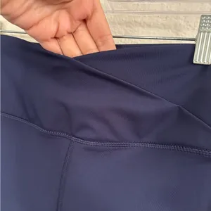 BSP Capri Navy Leggings Size‎ L Blue Size L thumbnail 4