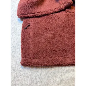 Alpine Design Womens M‎ Sherpa Fleece Pullover Quarter Snap Neck Dark Auburn NWT thumbnail 4