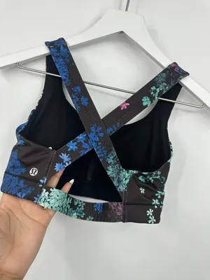 Lululemon Petal Pop In A Flash Sports Bra Size 6 Gym Training Pilates thumbnail 2