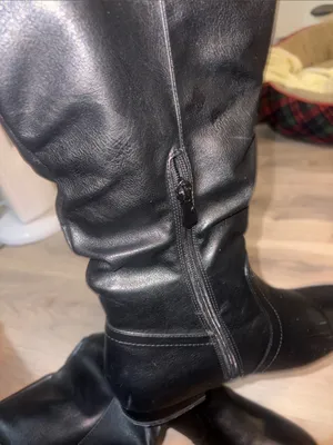 Dream Paris Black under the-Knee Slouchy Riding Boots size 8.5 thumbnail 8