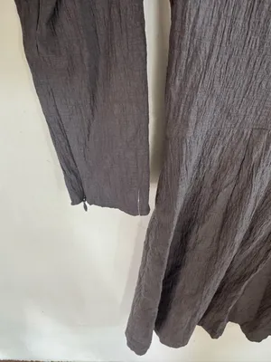 Theory Charcoal Gray Boatneck Mini Dress thumbnail 5