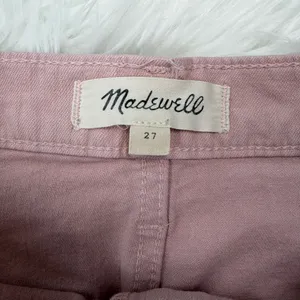 Madewell Classic Straight crop pants in wisteria dove thumbnail 6