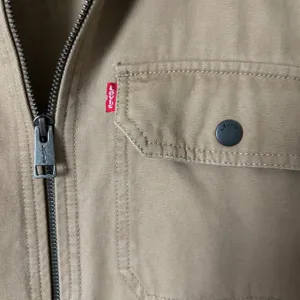 Levi's Canvas Utility Barn Chore Coat Jacket Cotton Tan Corduroy Collar Medium thumbnail 5