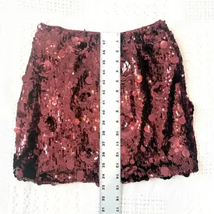 Hello Molly 4 disco reflections sequin stretch mini skirt SK2 3510 thumbnail 4