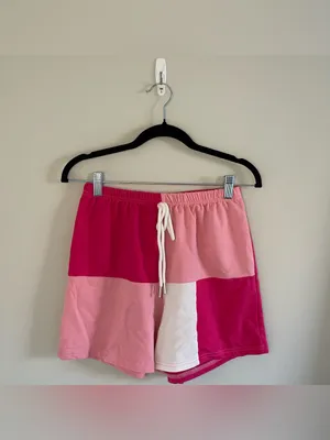 SHEIN Colorblock Cami Top & Shorts, White/Pink, Size S, EUC thumbnail 8