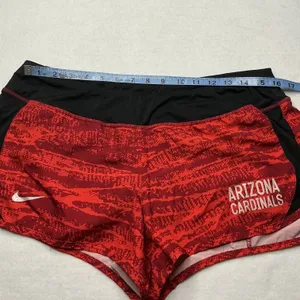 Nike Arizona Cardinals NFL Team Apparel Dri-FIT Running Shorts Red Black‎ Large thumbnail 7