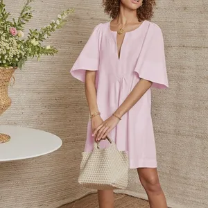 Tuckernuck Pomander Place Finley Flutter Sleeve Dress Pink thumbnail 2