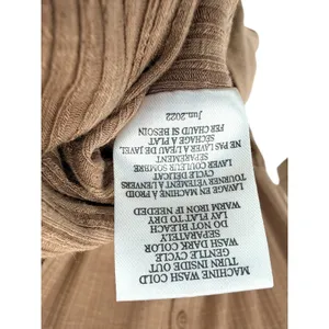 Z Supply Portabella Tan Lyra Rib Henley Romper Casual Lounge‎ Brown L NWT thumbnail 8
