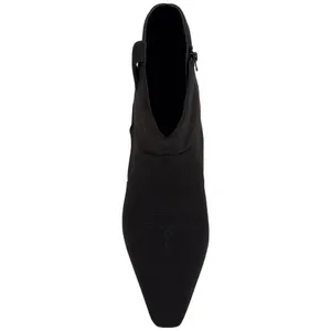 INC International Concepts Womens Secia Western Booties Black Microsuede 10M thumbnail 10