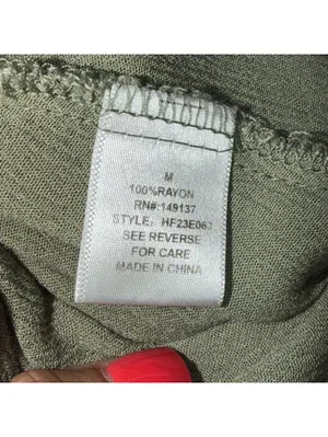 HYFVE Sage Green Tie Strap Wide Leg Jumpsuit Women’s Medium thumbnail 8