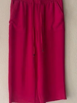 New York Clothing Company Bright Fuchsia Elastic Waist Pants thumbnail 14