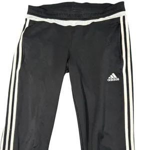 Adidas Climacool Track Pants Womens Medium Black 3 Stripe Zip Ankle Athletic thumbnail 5