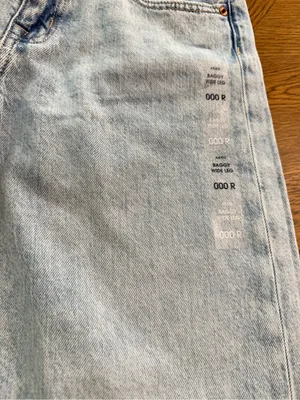 Aeropostale light wash distressed low rise wide leg jeans 000R thumbnail 6