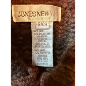 Women's Vintage Jones New York Wool Blend Long Button Up Sweater Y2K 90's Small thumbnail 5