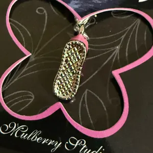 Cherish Charms Cool Conversers High‎ Top Shoes Pink Charm Bracelet NEW NWT thumbnail 4