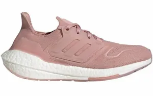 adidas Women’s Pink Knit Running Sneaker thumbnail 1