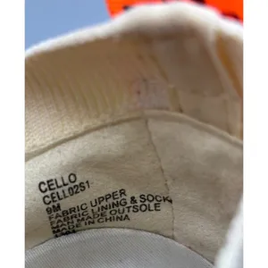 Steve Madden Cello‎ White Orange Knit Sneakers Wedge Sole Womens Size 9 M thumbnail 5
