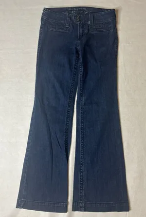 Ariat AW 9427 REAL Mid Rise Trouser Jeans Women Stretch Denim Size 28R thumbnail 1