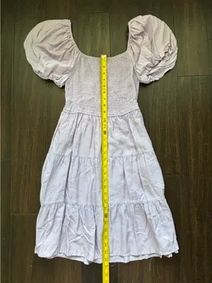 Zesica Purple Ruffle Midi Dress Size S thumbnail 5