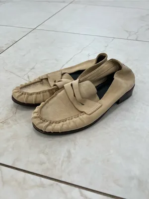 Rag & Bone Irish Cream Suede Lexi Suede Penny Loafers Size 38 EU $398 thumbnail 2