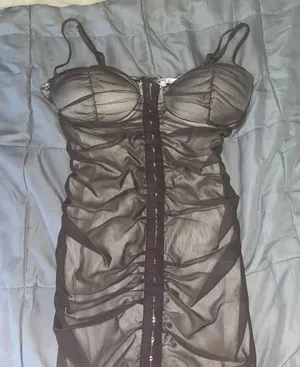 Bustier dress Brown thumbnail 1