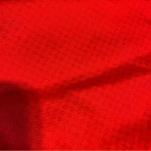 Vintage 1950'S Handmade Square Pattern Red Cotton Day Dress (S) thumbnail 10