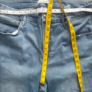 Good American Blue Skinny Jeans 18 with Light Wash Good Legs High Rise thumbnail 8