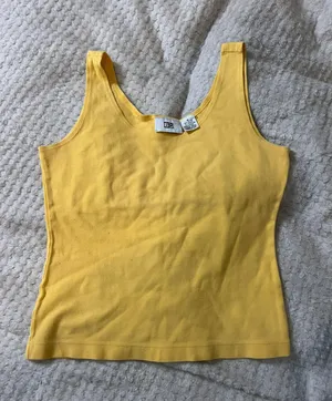 BP. Medium Vintage Pale Yellow Tank Top thumbnail 1