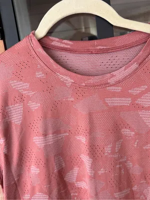 Lululemon Train to Be Short Sleeve Shirt Mosaic Multiply Brier Rose Pink Peony thumbnail 7