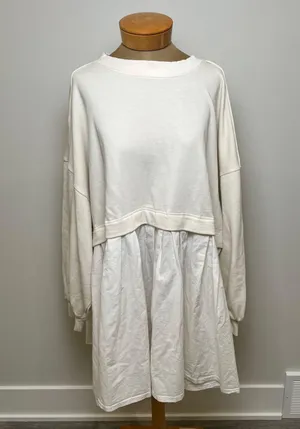 Free People Eleanor Sweatshirt Dress thumbnail 7