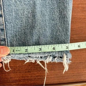 We The Free People Button Fly High Rise Skinny Jeans Size 27 Distressed Frayed thumbnail 14