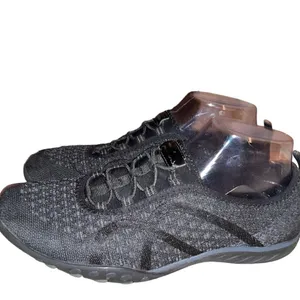 Skechers black breath easy infi-knity slip on shoes thumbnail 6
