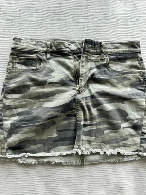 Express Camouflage Denim Mini Skirt thumbnail 2
