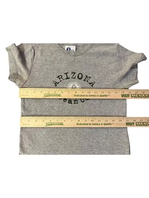 Arizona Jean Co T Shirt Womens S Gray Logo Y2K Tee Used thumbnail 9