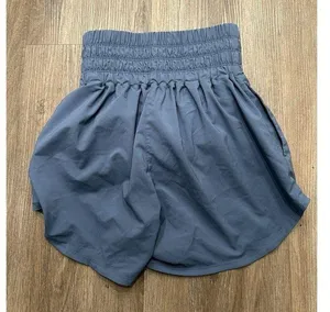 Nike One Women's Dri-FIT Ultra High-Waisted 3" Brief-Lined Shorts Gray Size S thumbnail 3
