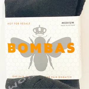 Bombas Adult Medium Black Ankle Socks w/ Honeycomb Arch‎ Support NEW thumbnail 2