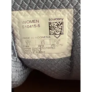 Saucony Womens Guide ISO Everun Running Tennis Shoes Gray Peach Blue Size 8.5 thumbnail 8