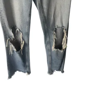 Free People We The Free Women's Size‎ 26 Baggy Distressed Maggie Boyfriend Jeans thumbnail 3