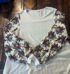 Easel Floral Top Boho Tunic thumbnail 1