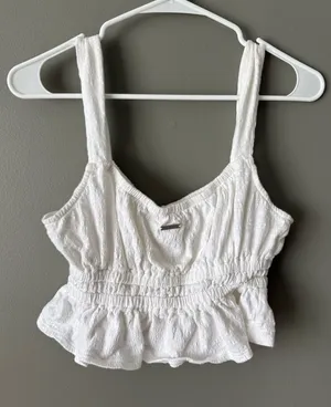 Billabong Tank Cropped Top White thumbnail 1