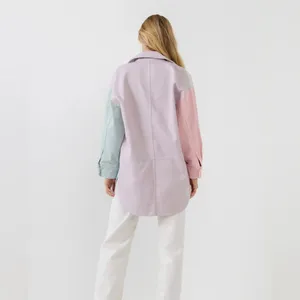 English Factory Pastel Oversized Shirt Jacket size Medium thumbnail 2