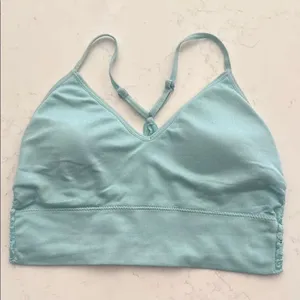 Light Blue Strappy Bralette. Size XL. International intimates. thumbnail 1