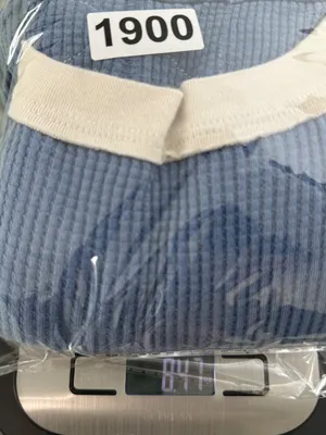 Free People We The Free Waffle Knit High Low Blue Long Sleeve Crop Top Size L thumbnail 9