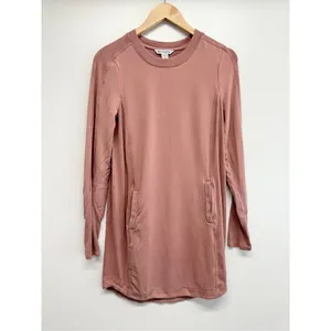 Athleta Balance Dress Long Sleeve Front Pockets Size‎ Extra Small Crewneck thumbnail 2