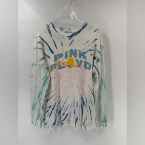 DAYDREAMER Pink Floyd‎ Space Oversized Long Sleeve Tie Dye Band Tee large thumbnail 4