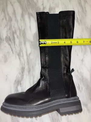 Emanuele Crasto Black Leather Chelsea Boots Made In Italy EU 37 thumbnail 6