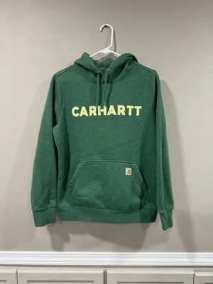 Carhartt Relaxed Fit Green Hoodie thumbnail 2