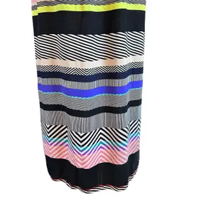 TRIXXI Maxi Dress Large w/ Belt Tube Top Y2K Artsy Patchwork Ruffle Blouson thumbnail 5