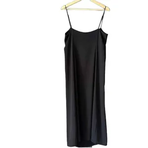 Aritzia Babaton Black Midi Slit Slip Dress Size XS thumbnail 3